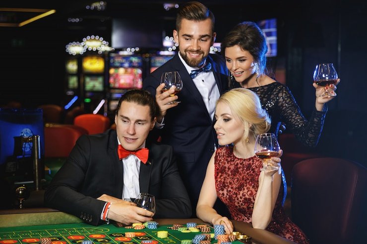 Baccarat Dream Gaming menampilkan dealer dan kartu